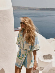Nadia Whitmore | Summer Printed Wrap Dress