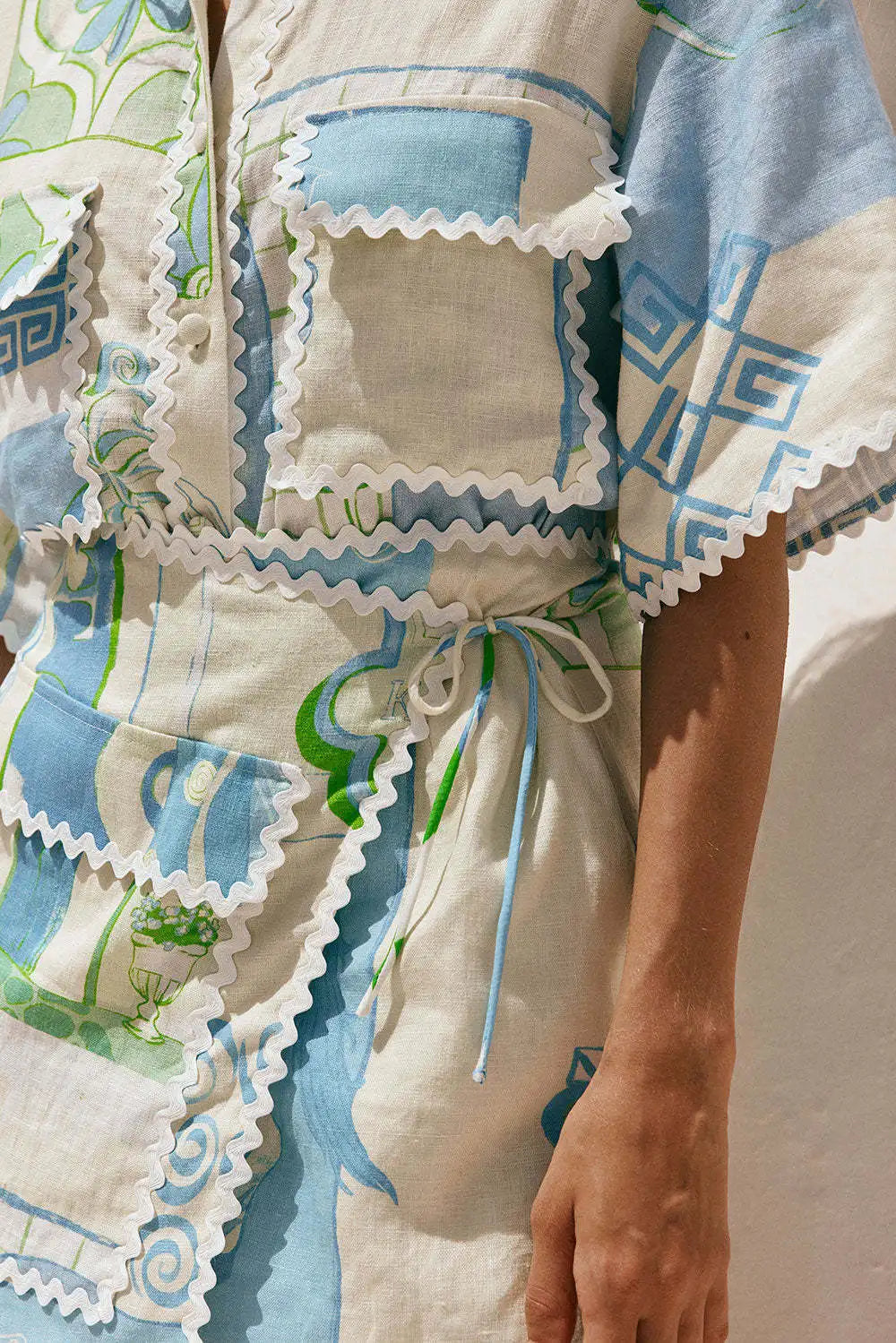 Nadia Whitmore | Summer Printed Wrap Dress