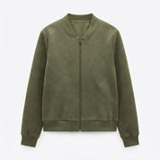 Nancy Prentice | Blouson bomber texturé à fermeture éclair