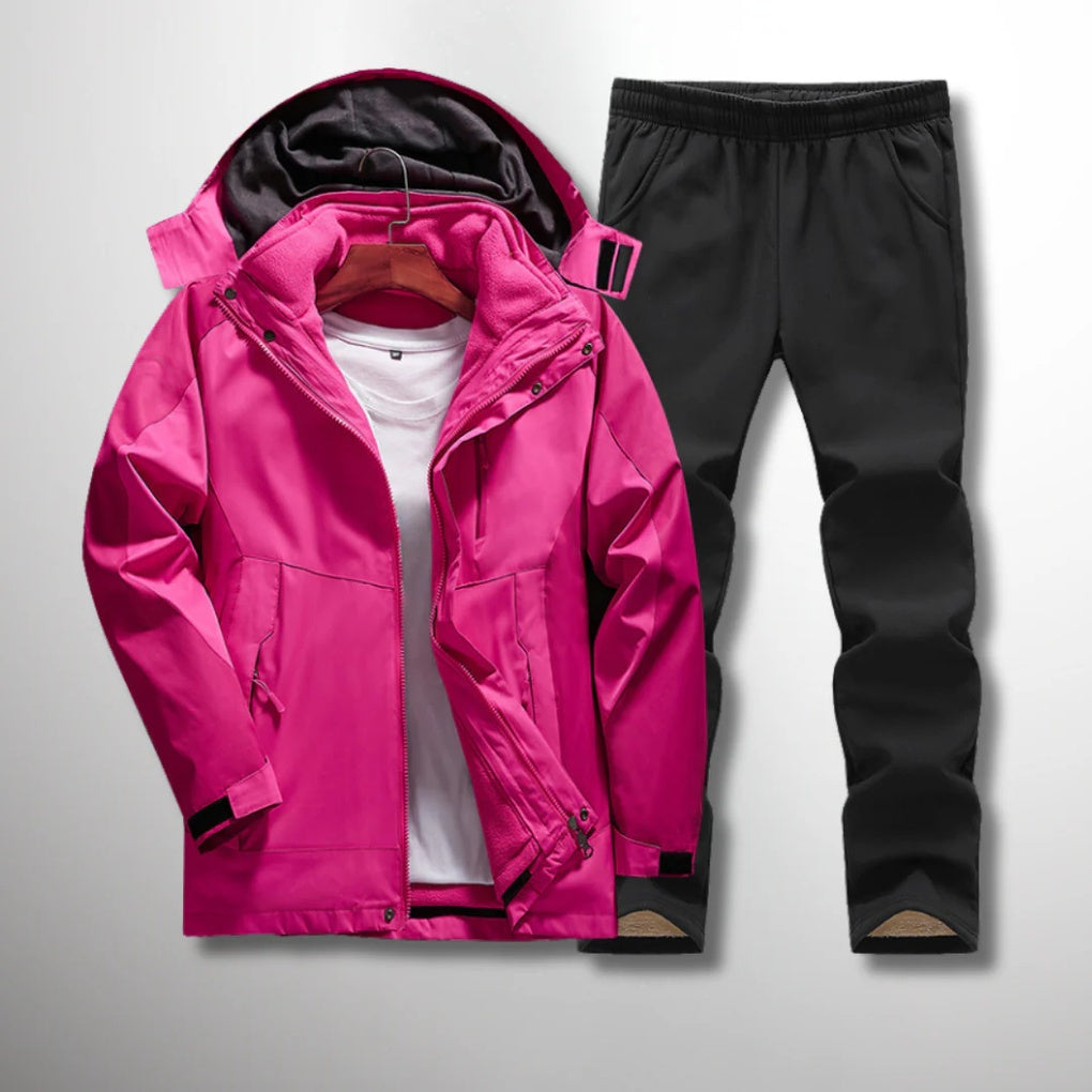 Olivia Brown | 3-in-1 Outdoor Jacket & Trouser Set