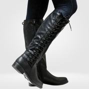 Arabella Monroe | Bottes d’équitation classiques montantes jusqu’au genou avec détail à lacets