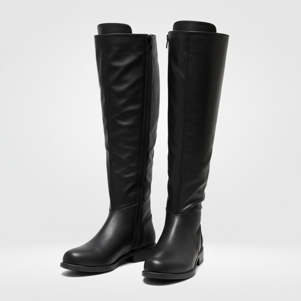 Arabella Monroe | Bottes d’équitation classiques montantes jusqu’au genou avec détail à lacets