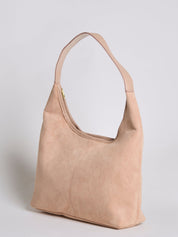 Nora Morée | Minimal Suede Hobo Shoulder Bag