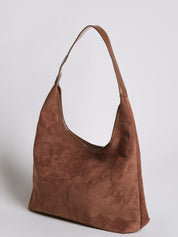 Nora Morée | Minimal Suede Hobo Shoulder Bag