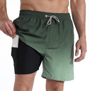 Oliver Statham | Quick Dry Swim Shorts with Compression Liner
