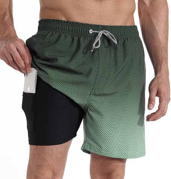 Oliver Statham | Quick Dry Swim Shorts with Compression Liner