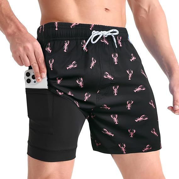Oliver Statham | Quick Dry Swim Shorts with Compression Liner