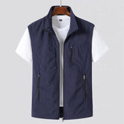Alistair Pemberton | Men's Lightweight Gilet Zip Front Utility Vest