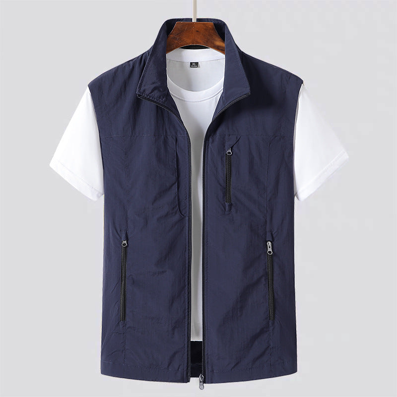 Alistair Pemberton | Men's Lightweight Gilet Zip Front Utility Vest