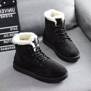 Freya Sanderson | Bottes d’hiver à lacets doublées de fourrure, couleur sable