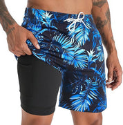 Oliver Statham | Quick Dry Swim Shorts with Compression Liner