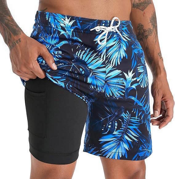 Oliver Statham | Quick Dry Swim Shorts with Compression Liner