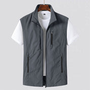 Alistair Pemberton | Men's Lightweight Gilet Zip Front Utility Vest