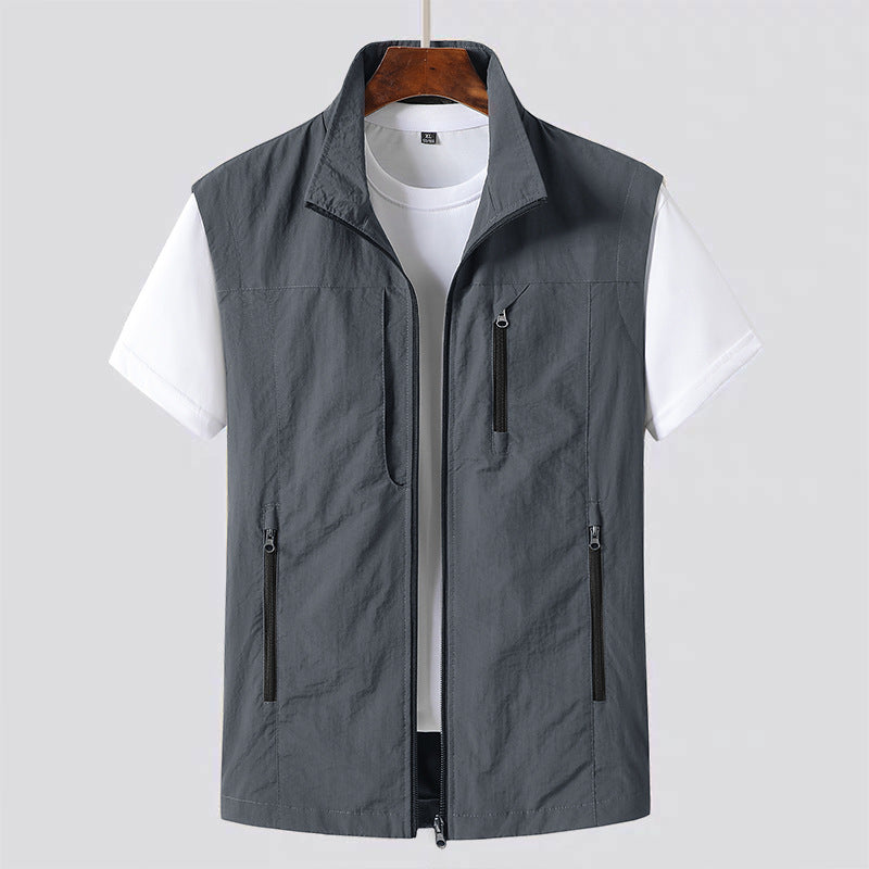 Alistair Pemberton | Men's Lightweight Gilet Zip Front Utility Vest