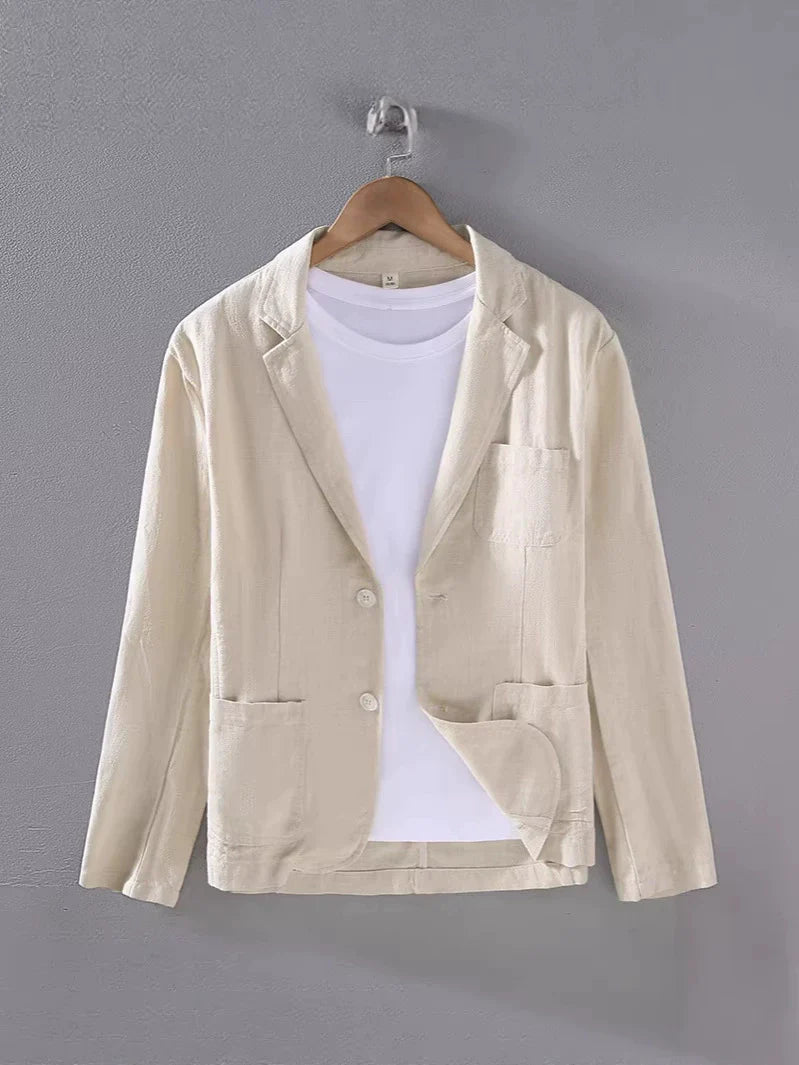 Eleanor Moreau | Tailored Linen Blazer