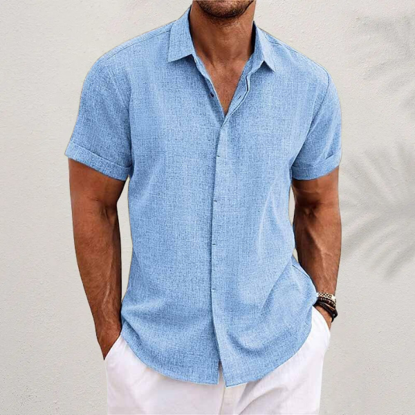 James Harrison | Classic Collared Linen Shirt