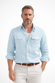 Oliver Beaumont | Structured Utility Shirt For Men