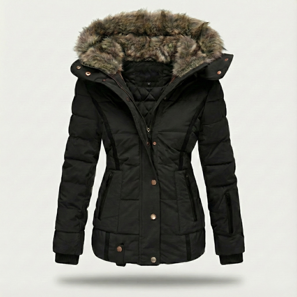 Olivia Carrington | Fur-Lined Puffer Jacket