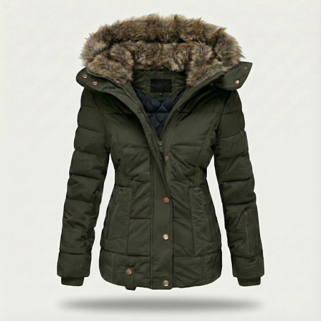 Olivia Carrington | Fur-Lined Puffer Jacket