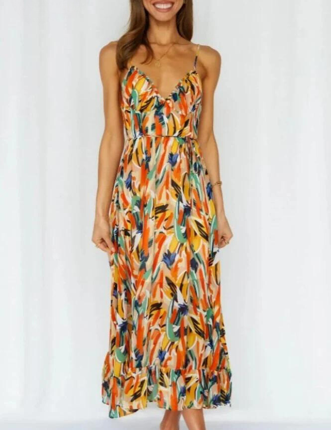 Jocelyn Davenport | Printed Cami Midi Dress