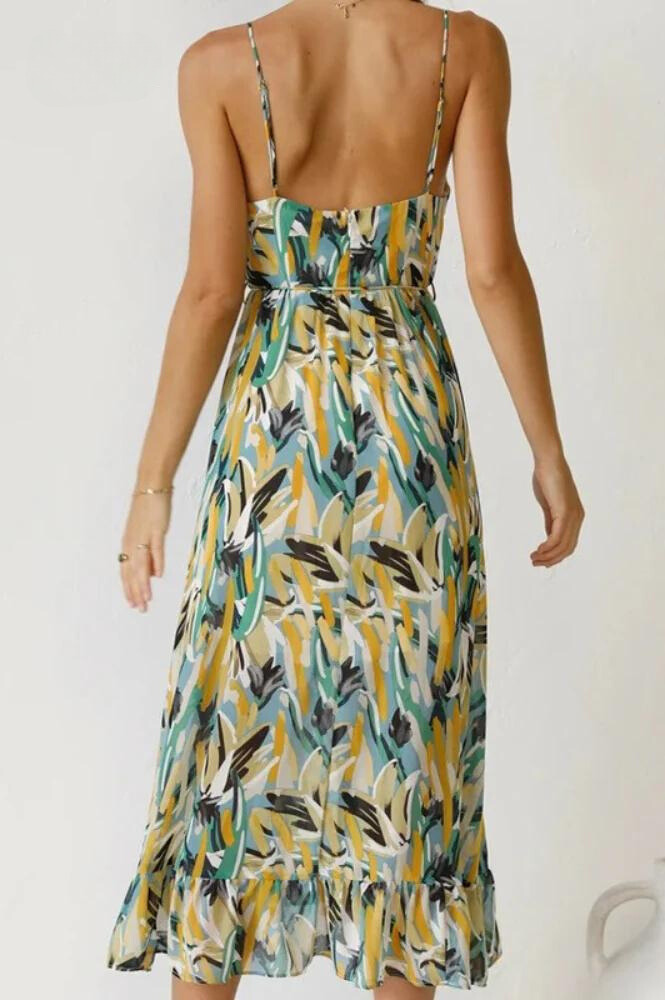 Jocelyn Davenport | Printed Cami Midi Dress