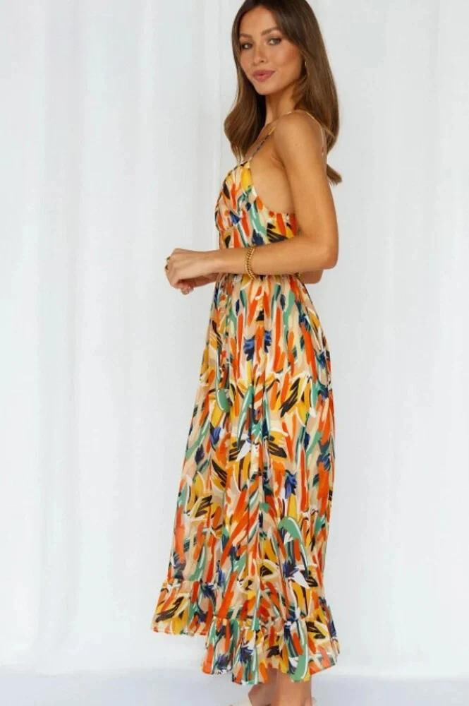 Jocelyn Davenport | Printed Cami Midi Dress