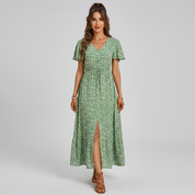 Opal Brooks | Floral Midi Summer Dress