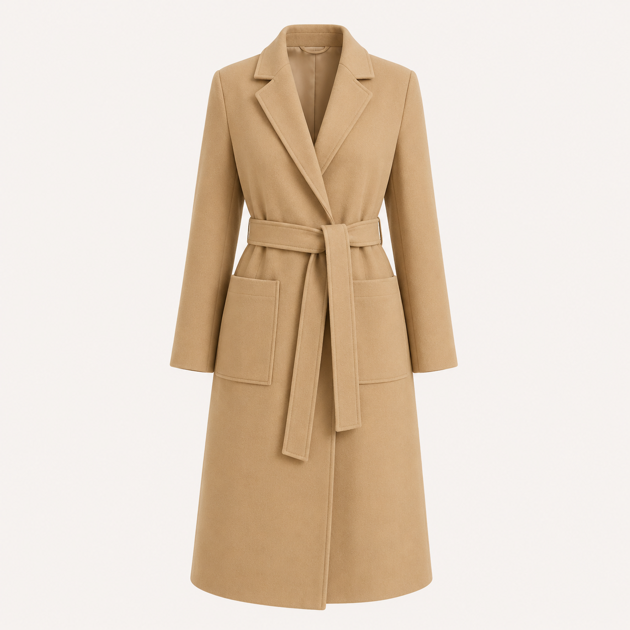 Orla Kennedy | Belted Wool Wrap Coat