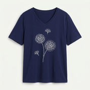 Ottilie Marchmont | Linen Blend Blouse With Dandelion Print