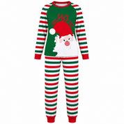 Merry Frost | Pyjamas de Noël Vert à imprimé Père Noël pour homme et femme / unisexes