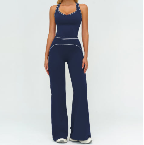 Paloma Whitmore | Wide-Leg Sportswear Set with Tank Top