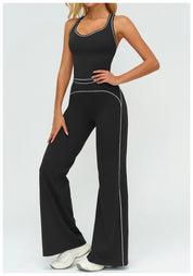 Paloma Whitmore | Wide-Leg Sportswear Set with Tank Top