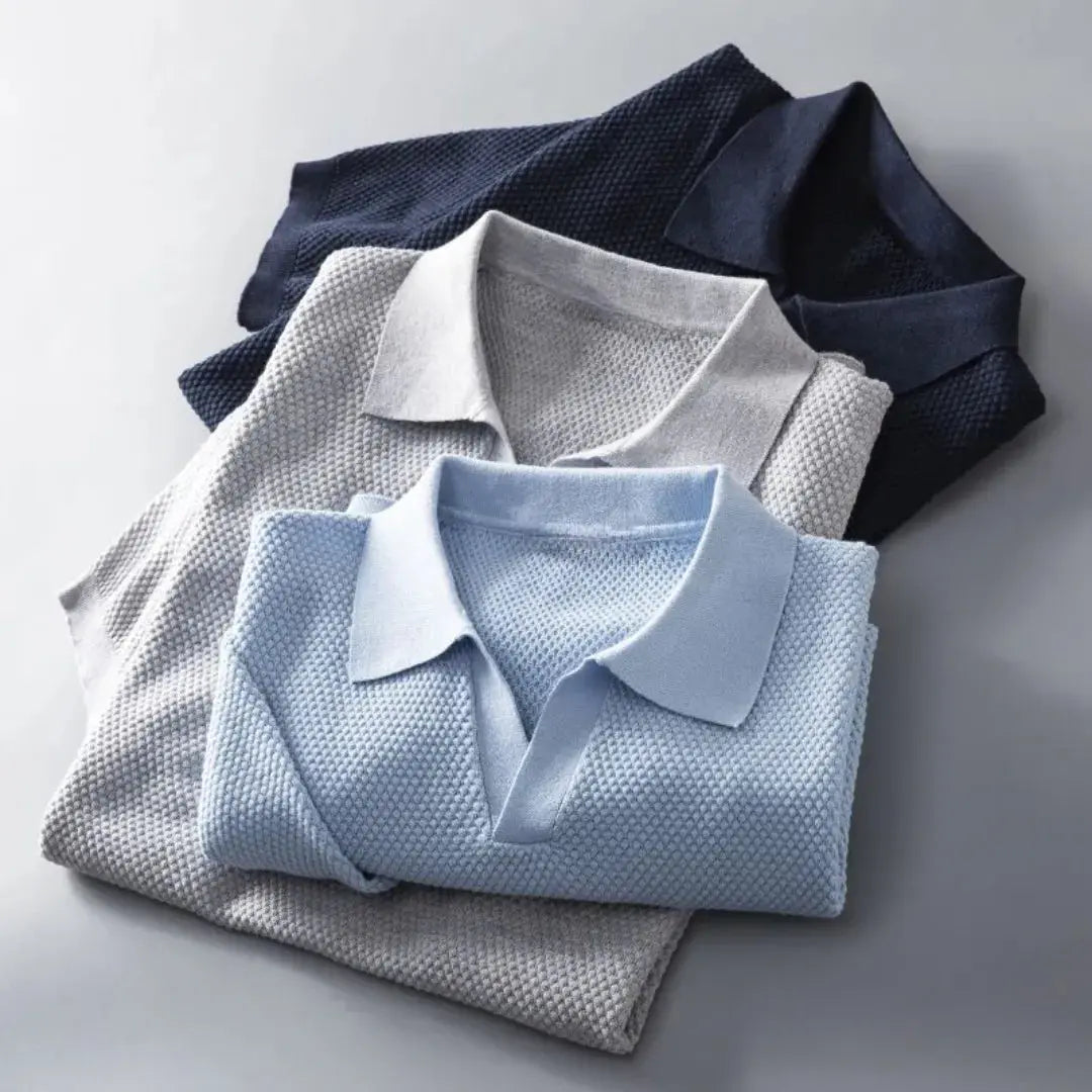 Pascal Fournier | Knitted Polo Shirt For Men