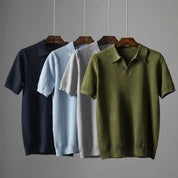 Pascal Fournier | Knitted Polo Shirt For Men