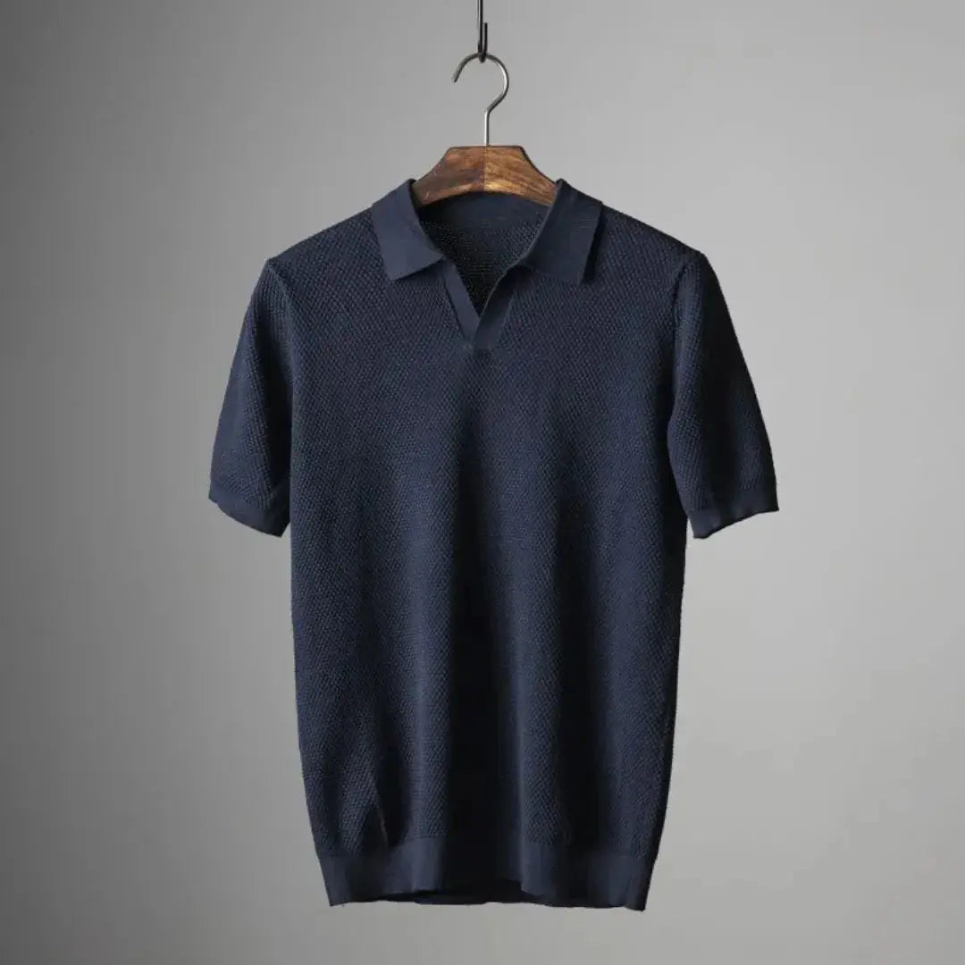 Pascal Fournier | Knitted Polo Shirt For Men