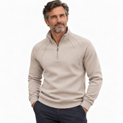 Percy Sandford | Cotton Quarter-Zip Sweater