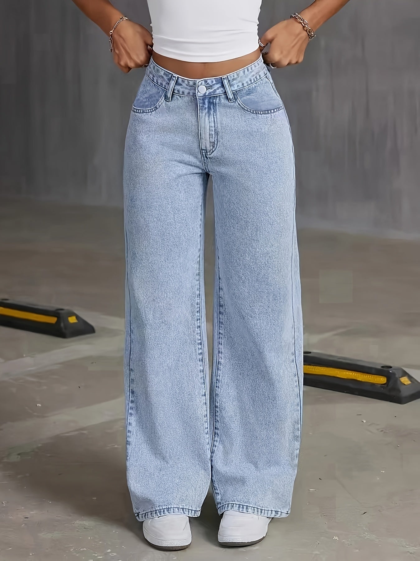Phillina | Women's High-Waisted Denim Boyfriend Jeans