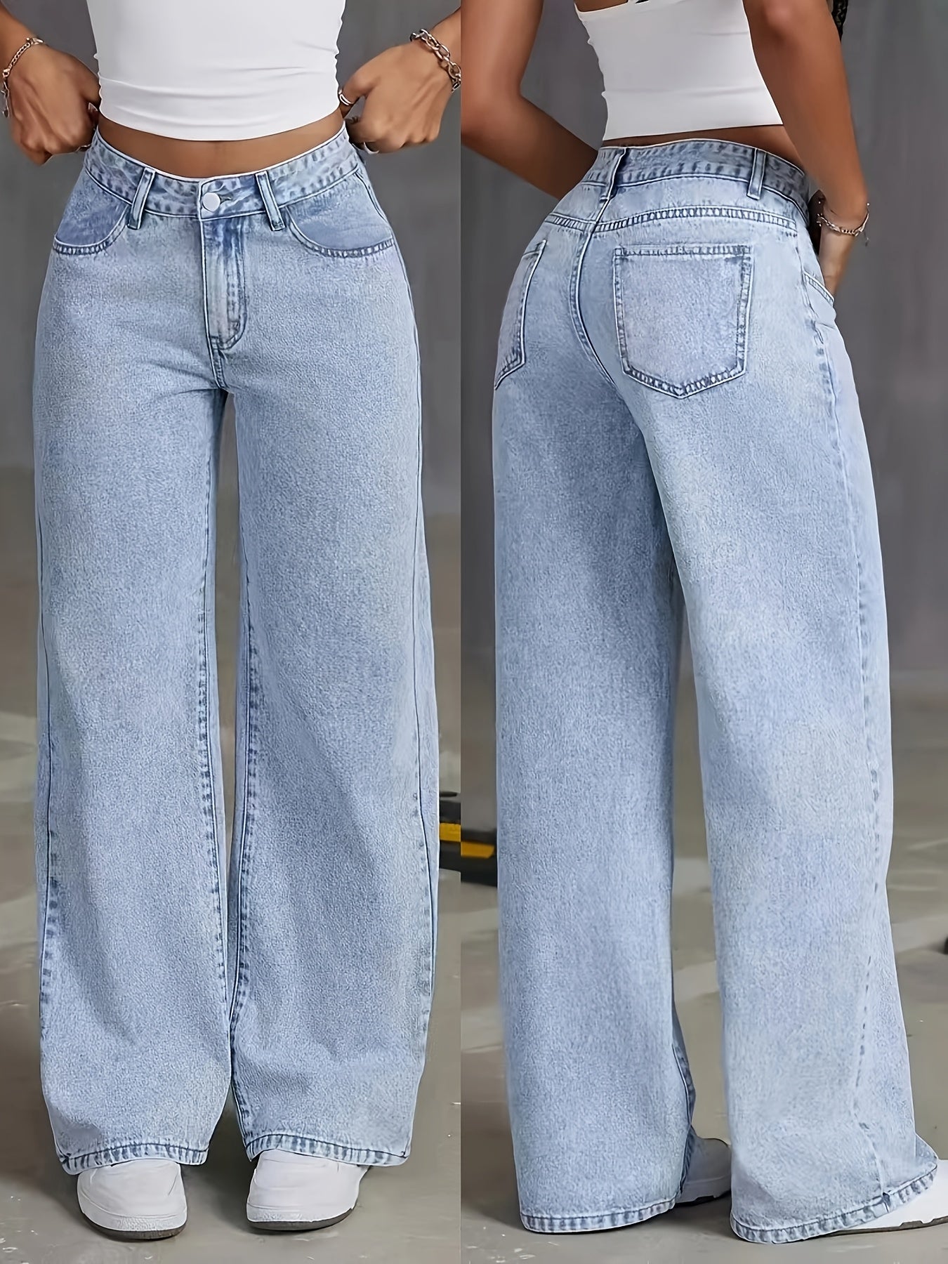 Phillina | Women's High-Waisted Denim Boyfriend Jeans