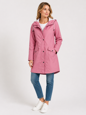 Phoebe Cartwright | Longue veste de pluie imperméable à capuche