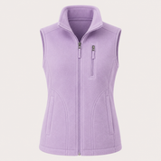 Phoebe Hall | Cozy Zip-Up Vest