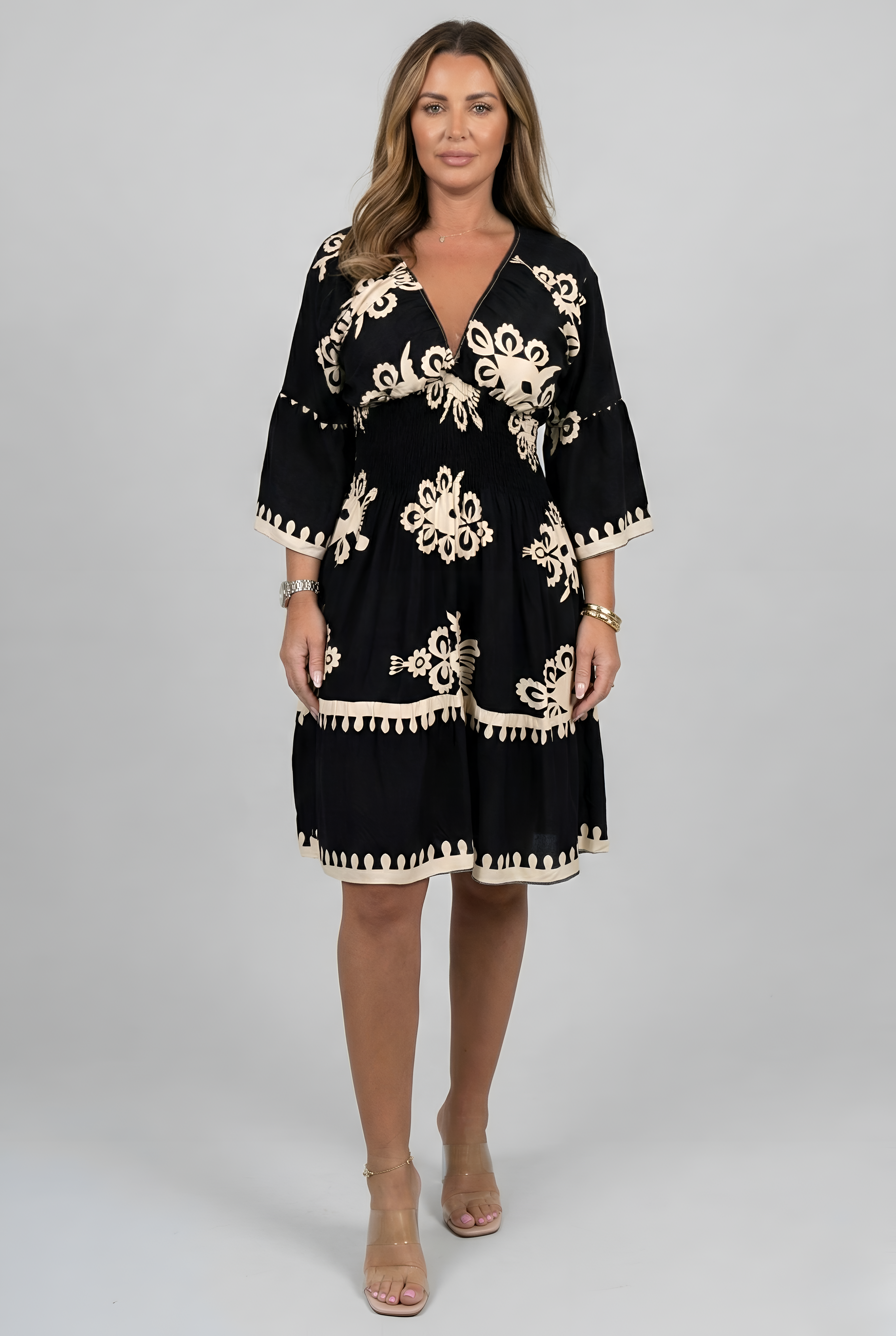 Piper Dawson | Embroidered Midi Summer Dress