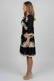 Piper Dawson | Embroidered Midi Summer Dress
