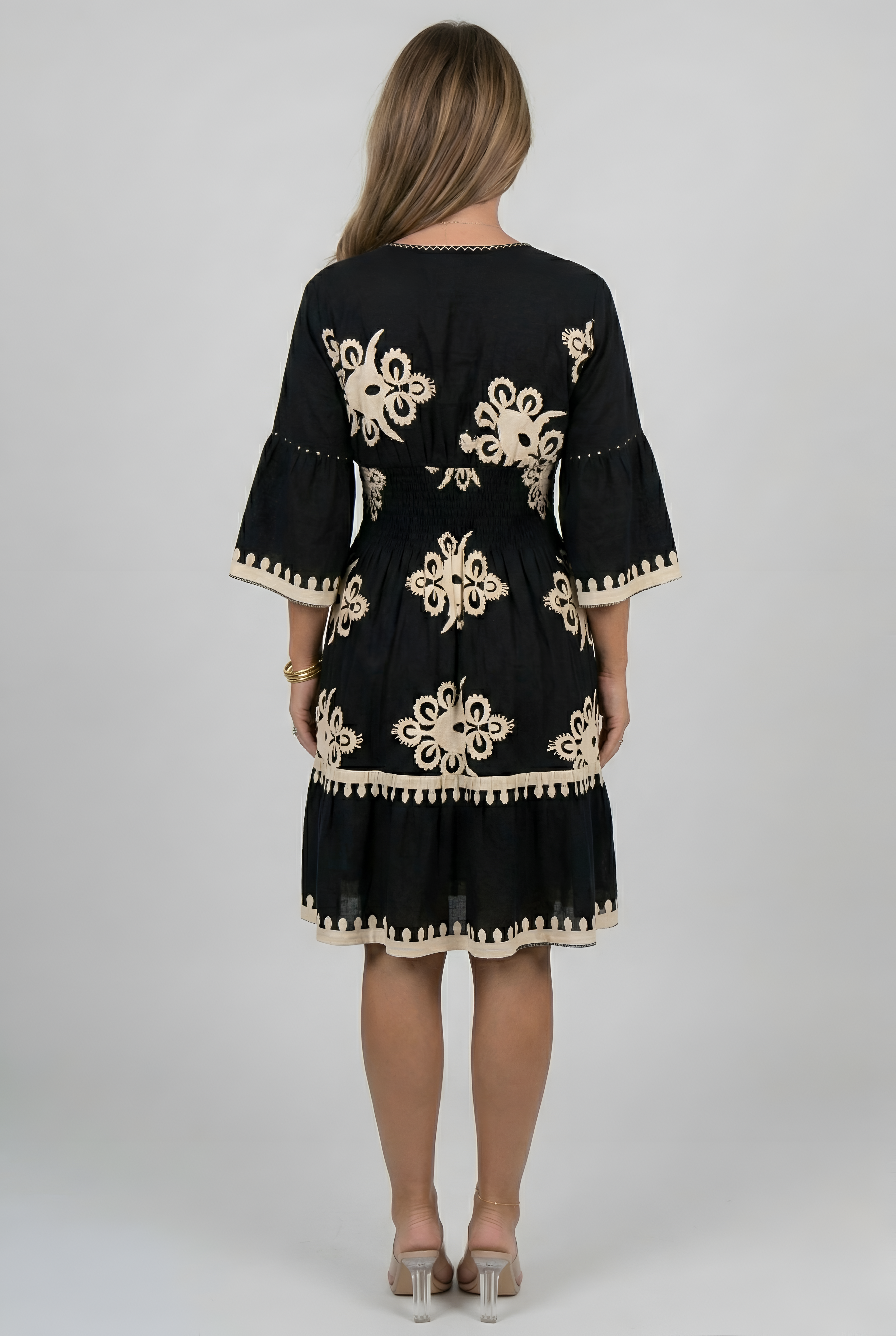 Piper Dawson | Embroidered Midi Summer Dress