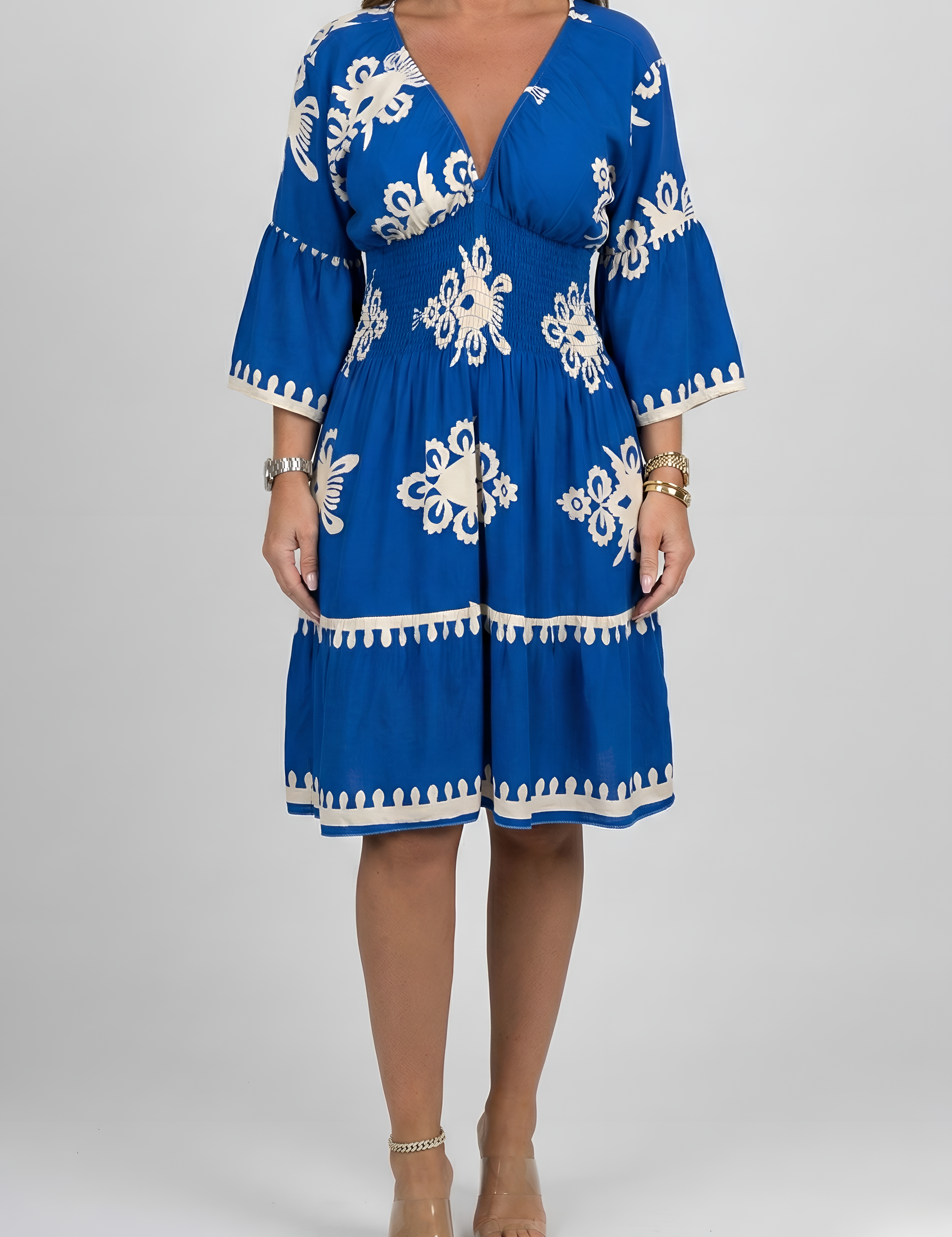 Piper Dawson | Embroidered Midi Summer Dress
