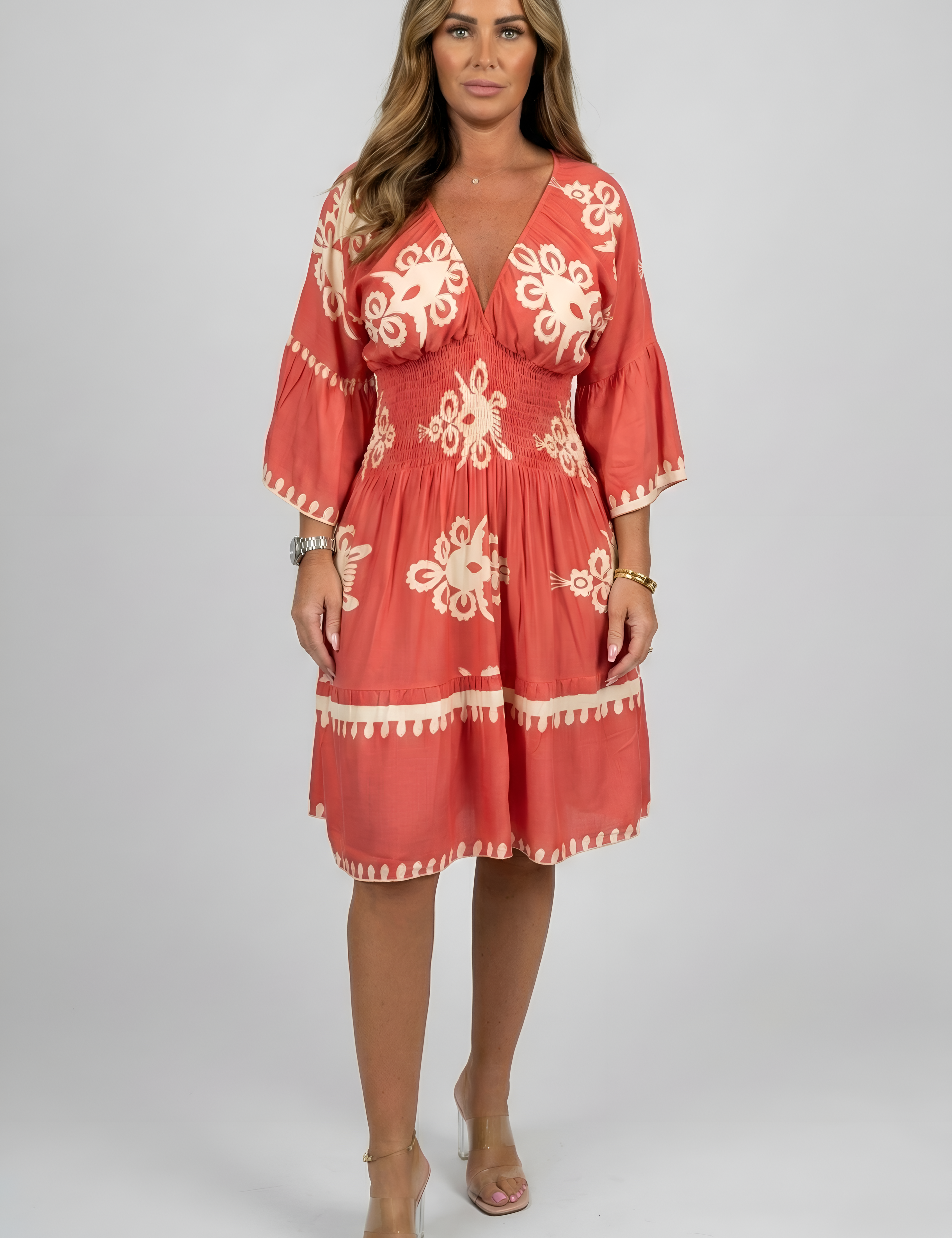 Piper Dawson | Embroidered Midi Summer Dress