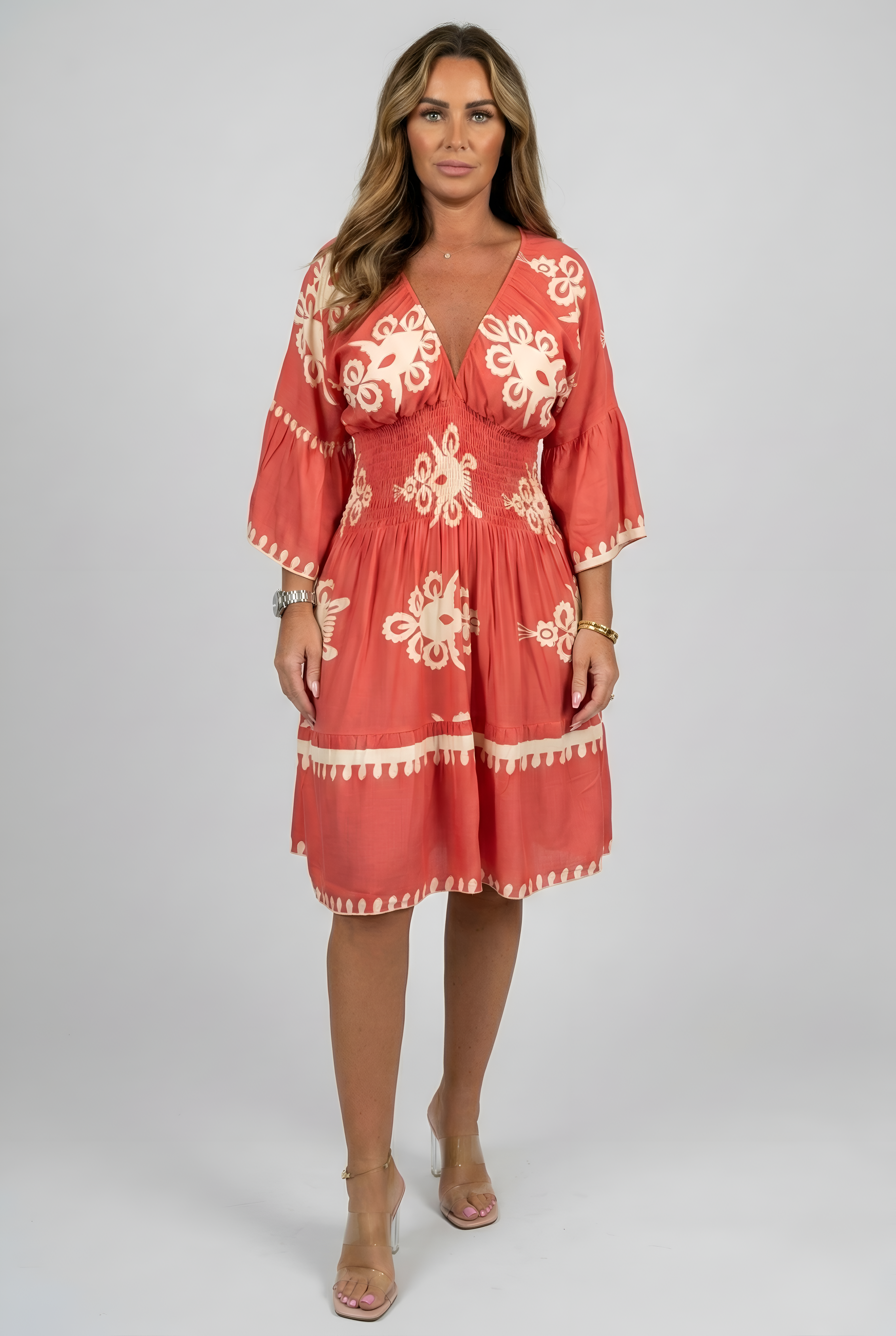 Piper Dawson | Embroidered Midi Summer Dress