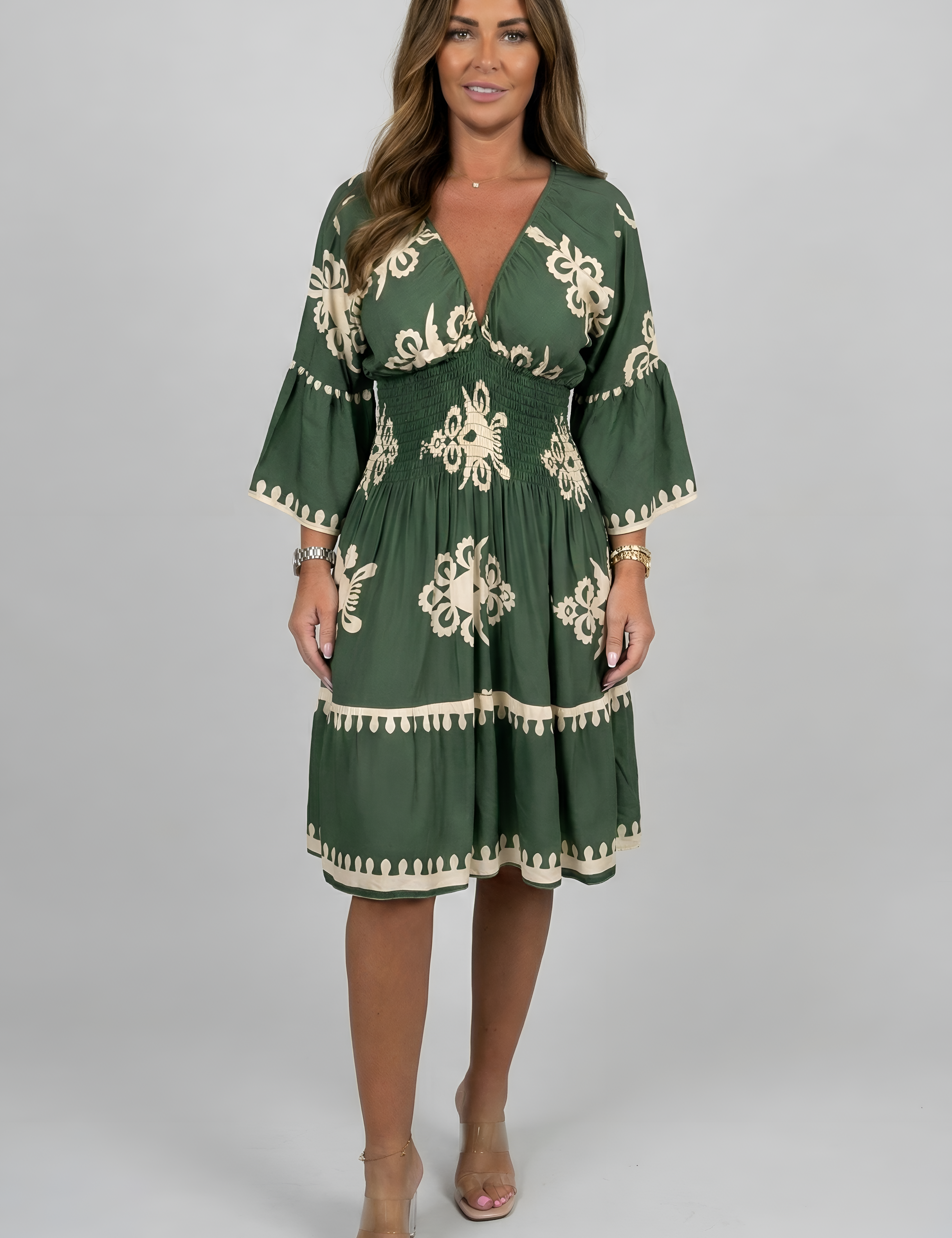 Piper Dawson | Embroidered Midi Summer Dress