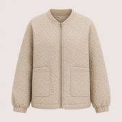 Poppy Robinson | Quilted Textured Zip Jacket