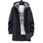 Reuben Stanhope | Longline Mens Jacket With Fleece-Lined Hood