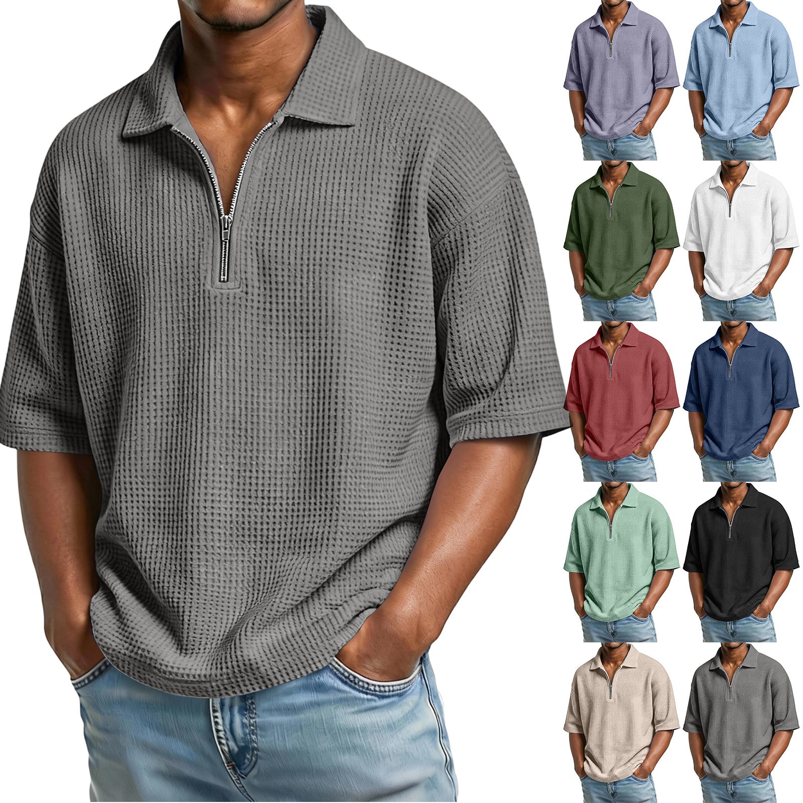 Raffaele_Kensington_Textured_Zip_Collar_Polo_Shirt_For_Men_215333415944578.jpg